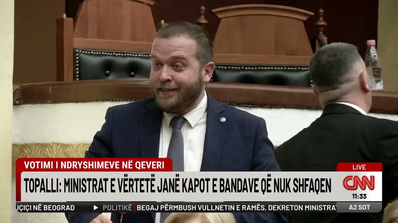 “Jeni drejt shkërmoqjes”, Topalli: ministrat e vërtetë janë kapot e bandave që nuk dalin në kamera