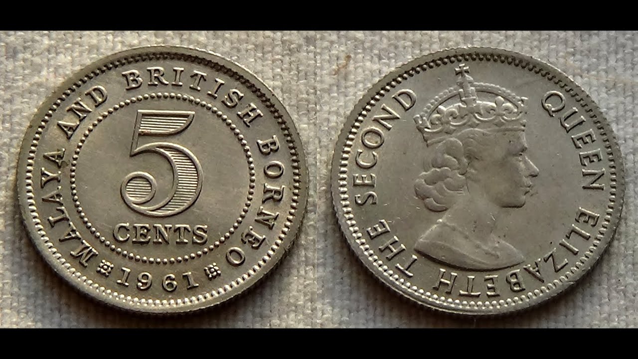 5 Cents ( Elizabeth II) Malaya and British Borneo 1961 | BRITISH MALAYSIA