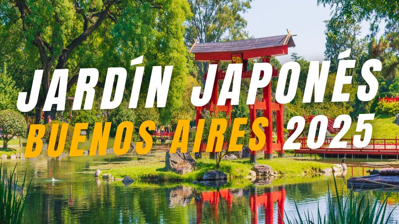 (4K) JAPÓN EN BUENOS AIRES / RECORRIENDO el JARDÍN JAPONES EN 2025 #buenosaires #jardinjapones