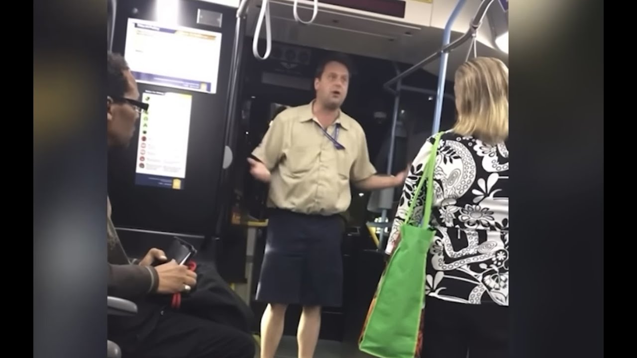 Bus Driver Goes Crazy and Yells at Passengers