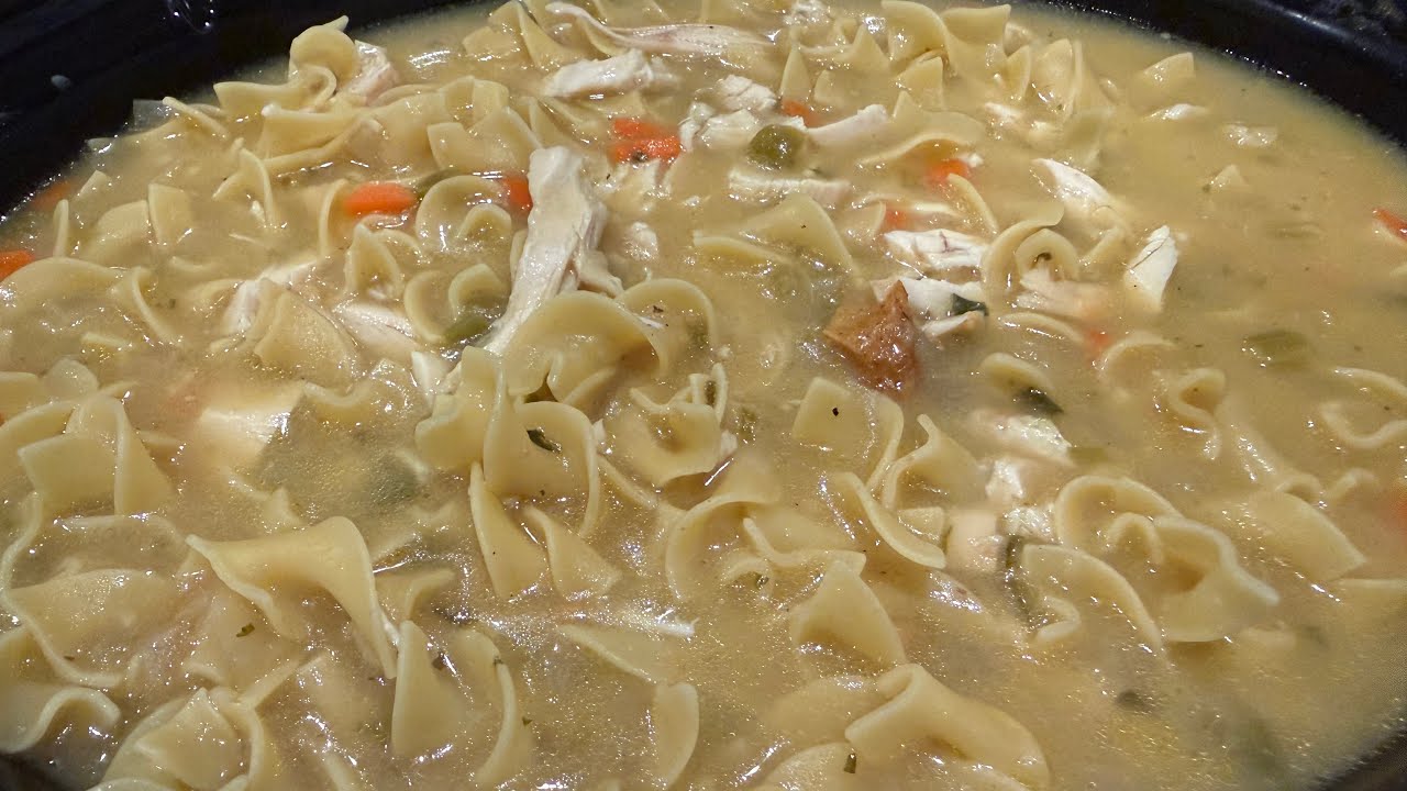 Roasted Chicken Noodle Soup Recipe