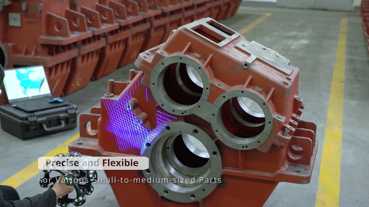 Compressed NimbleTrack Wireless 3D Scanning System Video SCANTECH