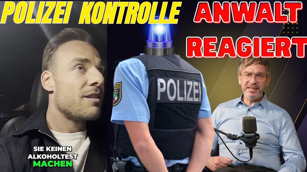 Polizeikontrolle droht zu eskalieren. Anwalt reagiert #polizeikontrolle