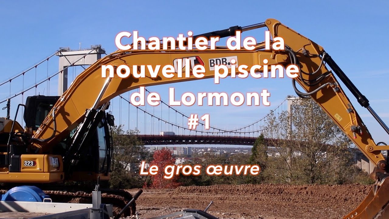 Chantier de la nouvelle piscine de Lormont#1  Le gros œuvre