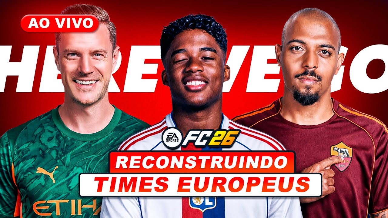 🔴 AO VIVO: EAFC 26 | RECONSTRUINDO TIME DA QUARTA DIVISÃO INGLESA! | MODO CARREIRA 🔥 | 26/01/26