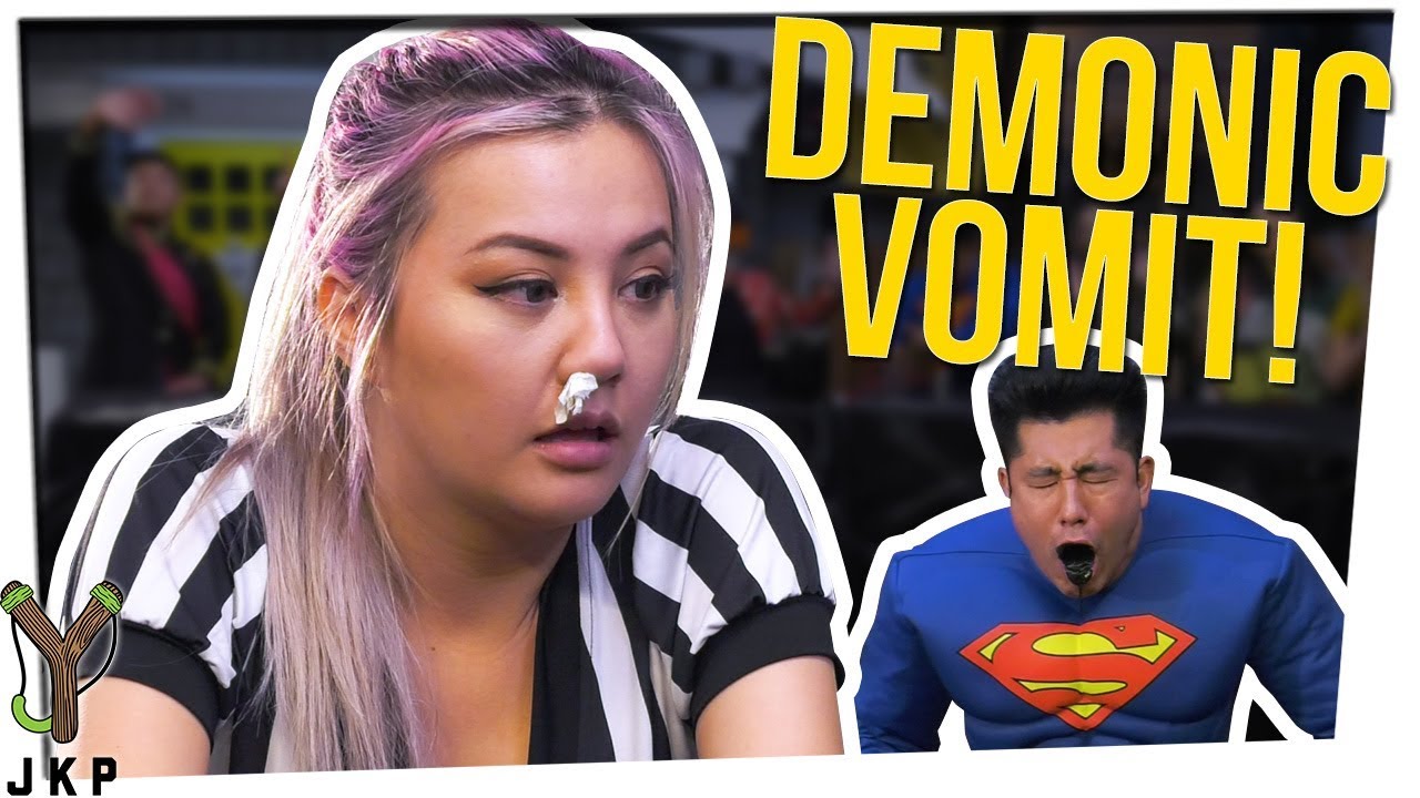 Halloween Smoothie Challenge | WORST TASTING THING EVER? | Ft. Gina Darling