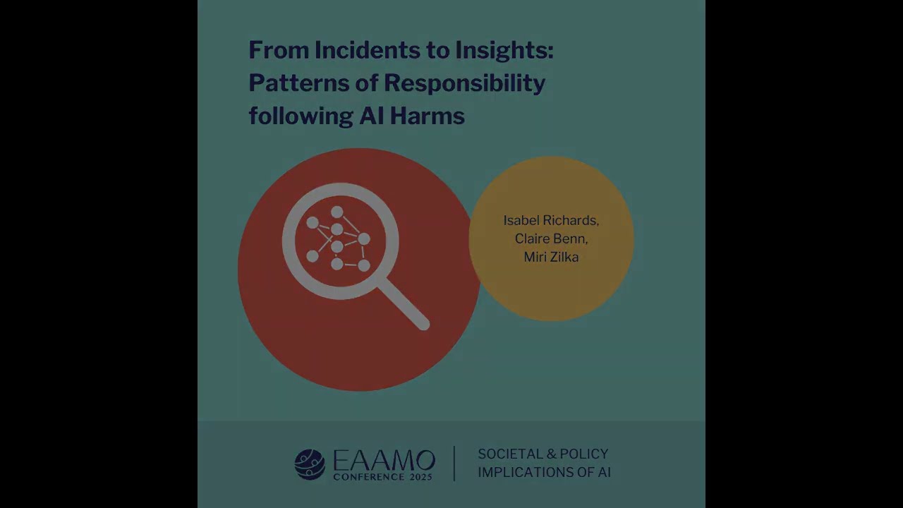 From Incidents to Insights: Patterns of Responsibility following AI Harm