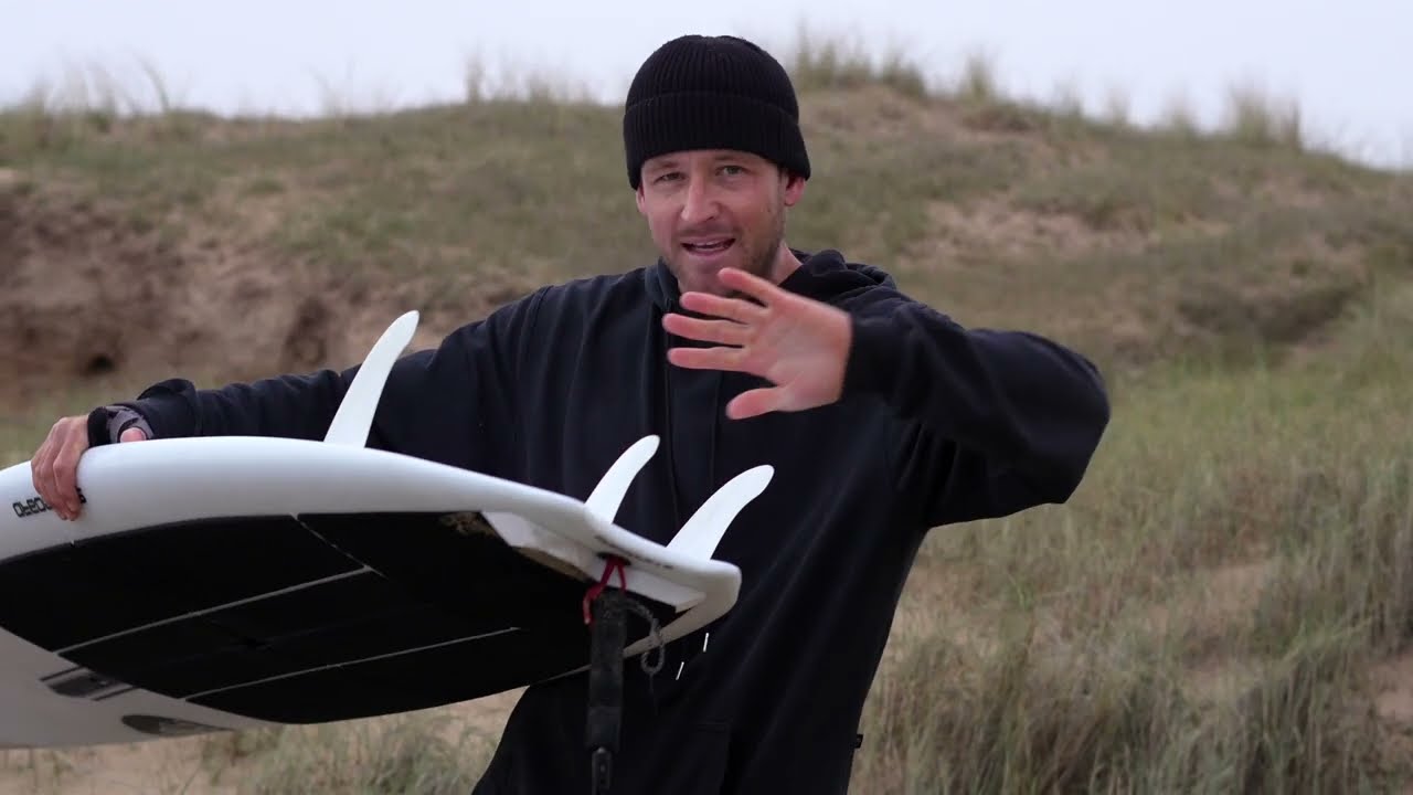Twin Fin Surf Test with Benoit Carpentier | Carbon vs Glass Prototype Ride