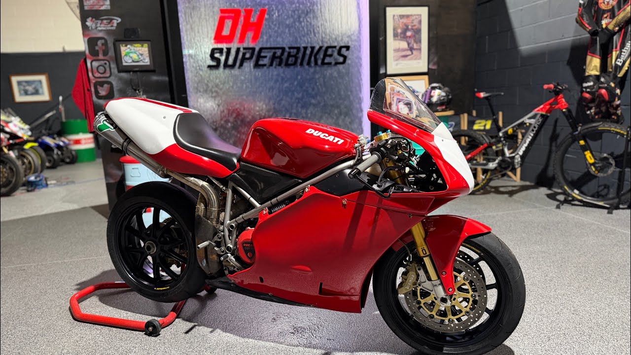 Ducati 998R UK BIKE 3400 MILES Race Track Bike Racebike Trackbike SBK RS PX SWAP @dhsuperbikes 