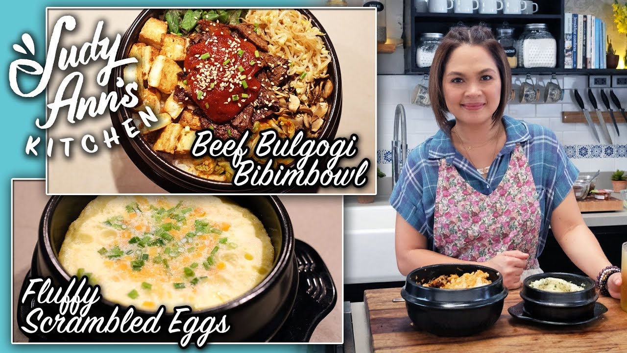 [Judy Ann's Kitchen 10] Ep 1 : Fluffy Scrambled Eggs, Bulgogi and Bibimbap | Korean Dishes