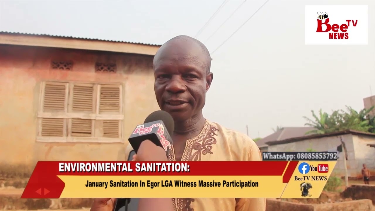 ‎January Sanitation In Egor LGA Witness Massive Participation.