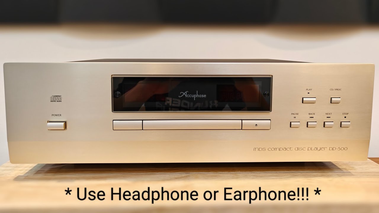 🇯🇵 Accuphase DP-500 CD Player | E600 Class A | TAD ME1  (Bass Test)!