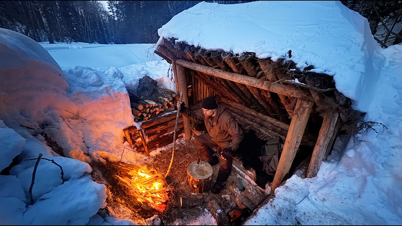 My Shelter Was Buried in Snow&hellip; I Had to Stay There Alone Overnight