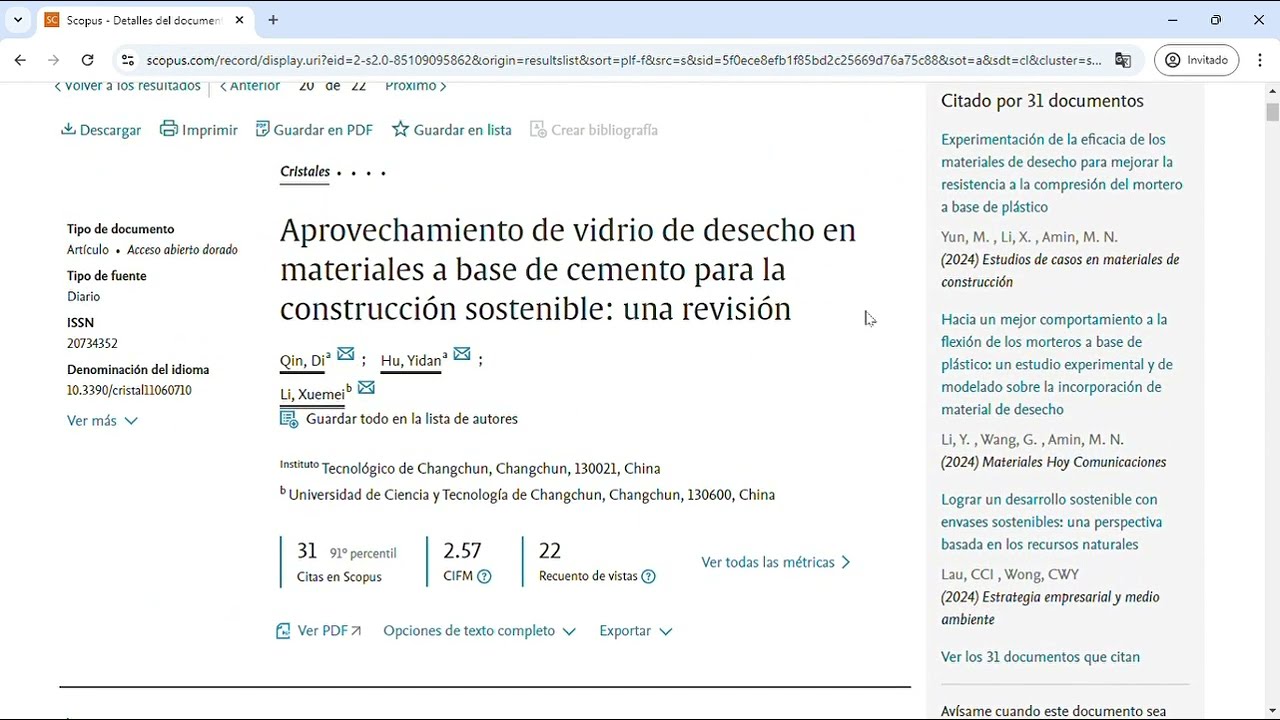 Tutorial sobre c&oacute;mo encontrar nuestras fuentes de investigaci&oacute;n en Scopus.