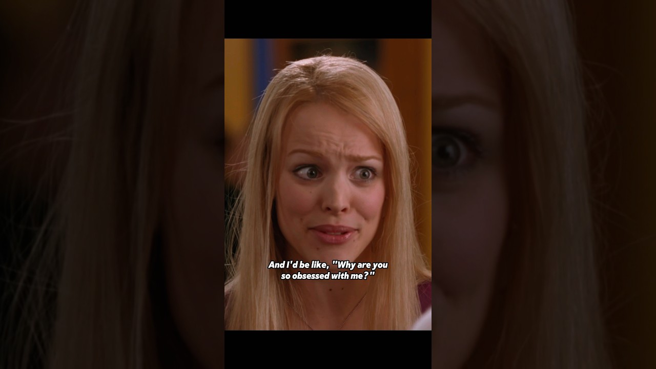 Why are you so obsessed with me? #meangirls #meangirls2004 #reginageorge #rachelmcadams #viral
