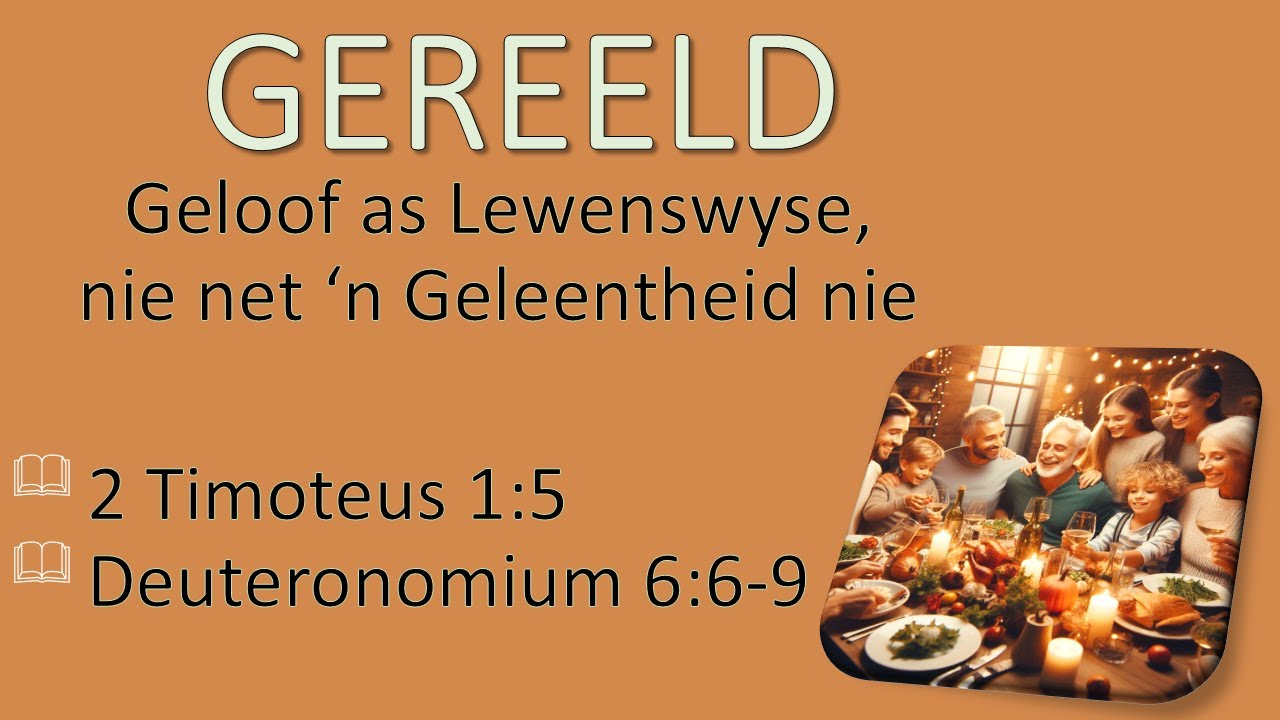 ⛪ Erediens Sondag 21 Desember 2025