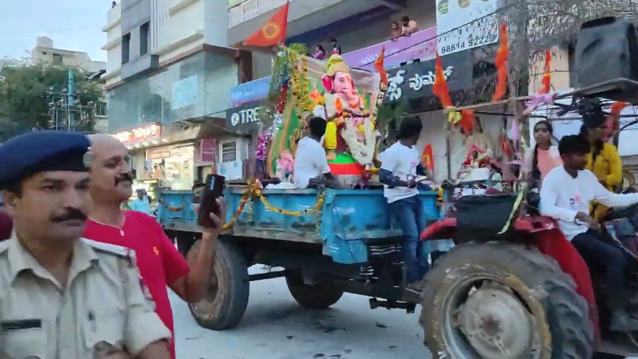 Ganesha Festival Procession - Yelahanka New Town - Grp-1- 2022