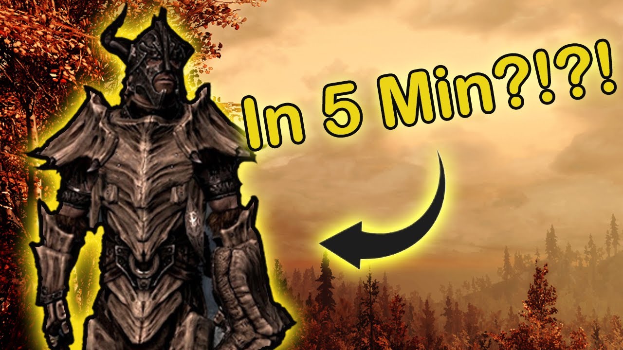 How to get Dragon Plate Armor at LEVEL 1 (In 5 Min)