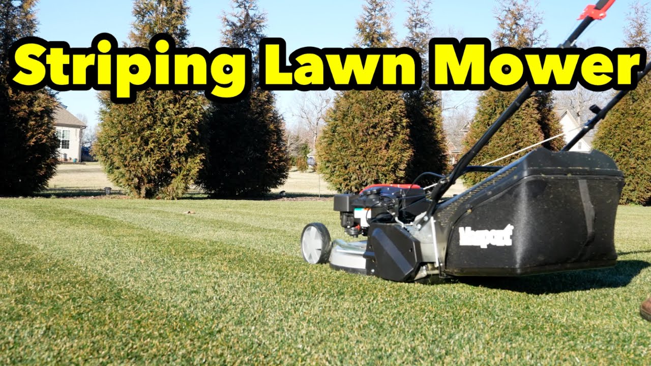 All In One Lawn Striping Lawn Mower
