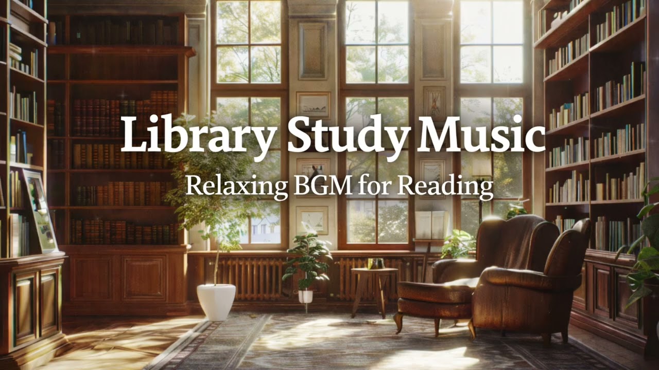 Library Study Music 📚 Calm & Relaxing BGM for Reading and Fo