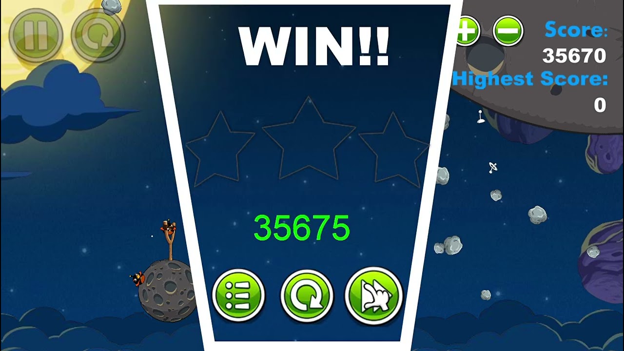 Bootleg Angry Birds Space Flash Game (Gameplay)