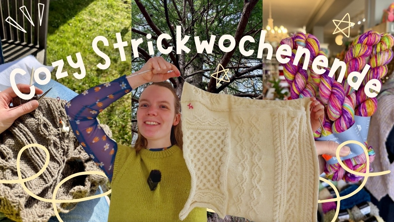 Verbringe das Wochenende mit mir! Wolle&Schönes, Stricktreffen und Strickkino 🍿🧶🙌🏼
