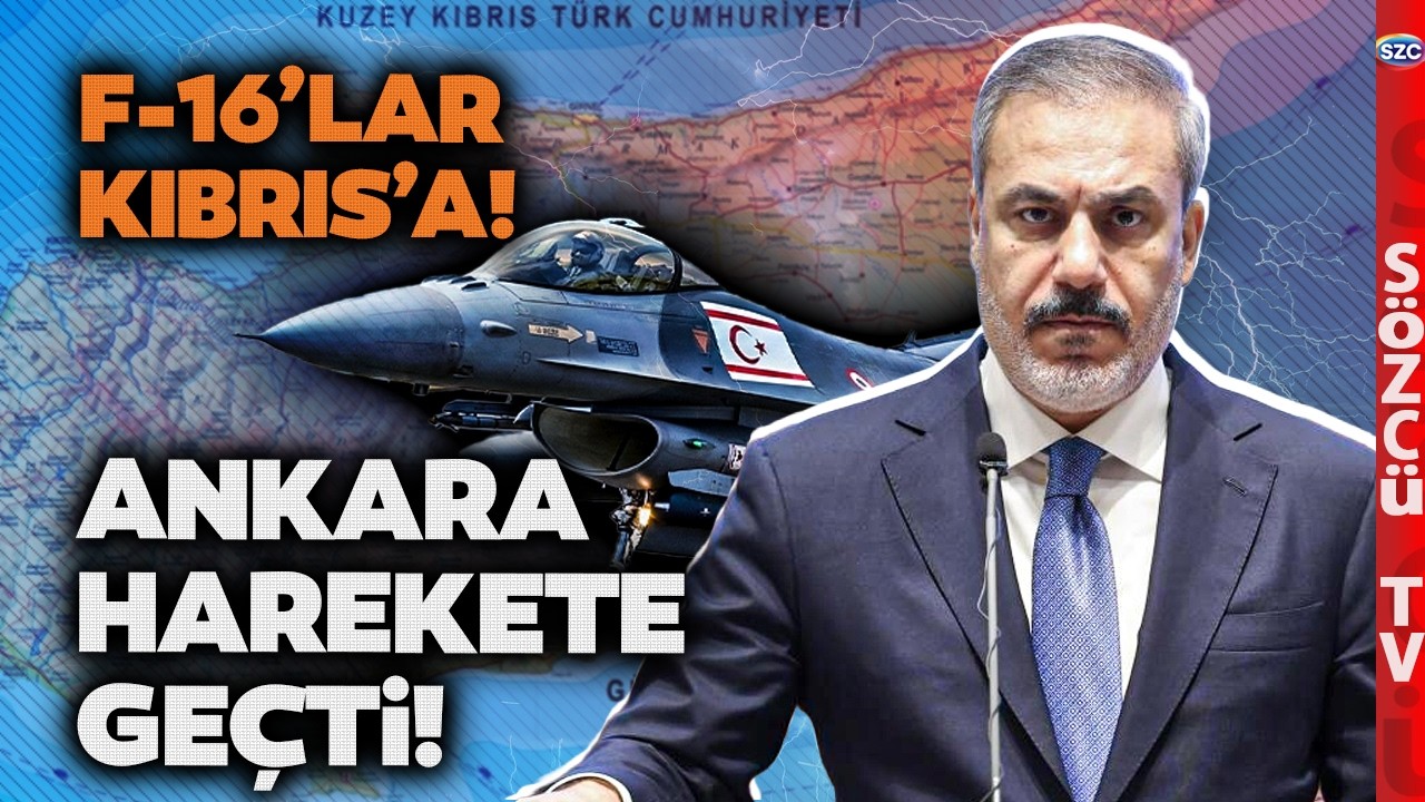 Ankara Düğmeye Bastı! Hakan Fidan'dan Kritik Açıklama! Türk F-16'ları KKTC'ye İniyor!
