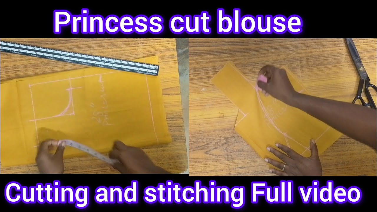 Princess cut blouse cutting full video @Fashionofworld123 