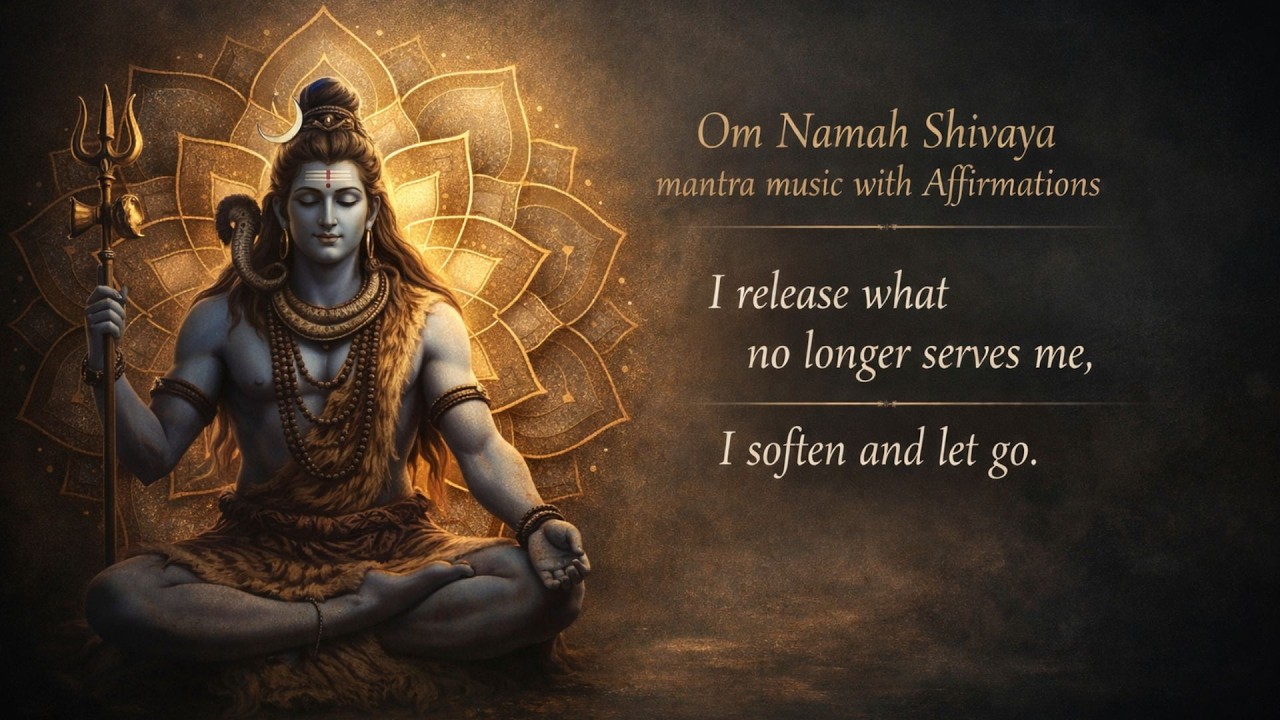 Om Namah Shivaya 🌙 | Release & Let Go | Grounding Mantra with Affirmations for Inner Stillness