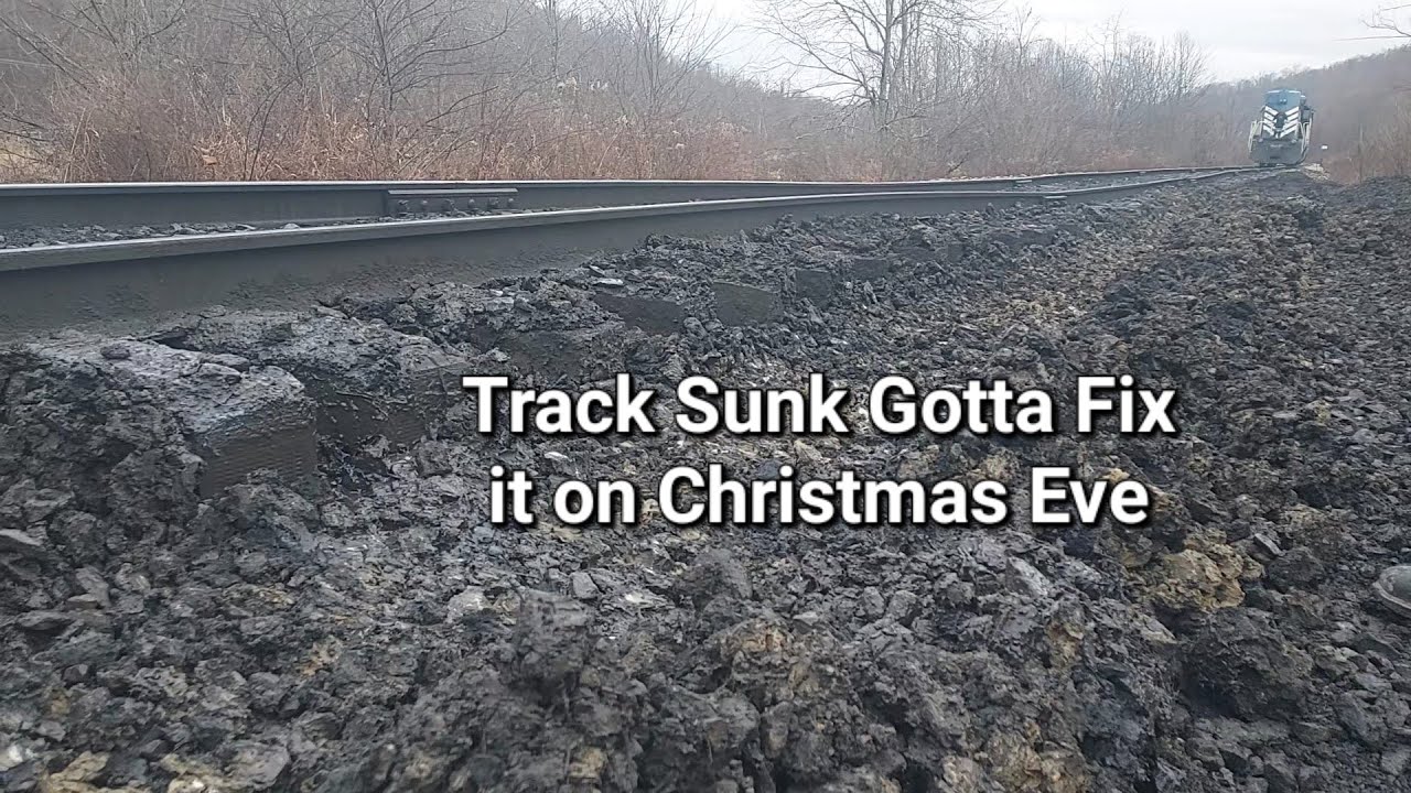 Really Bad Section of Track and I Have to Fix it on Christmas Eve