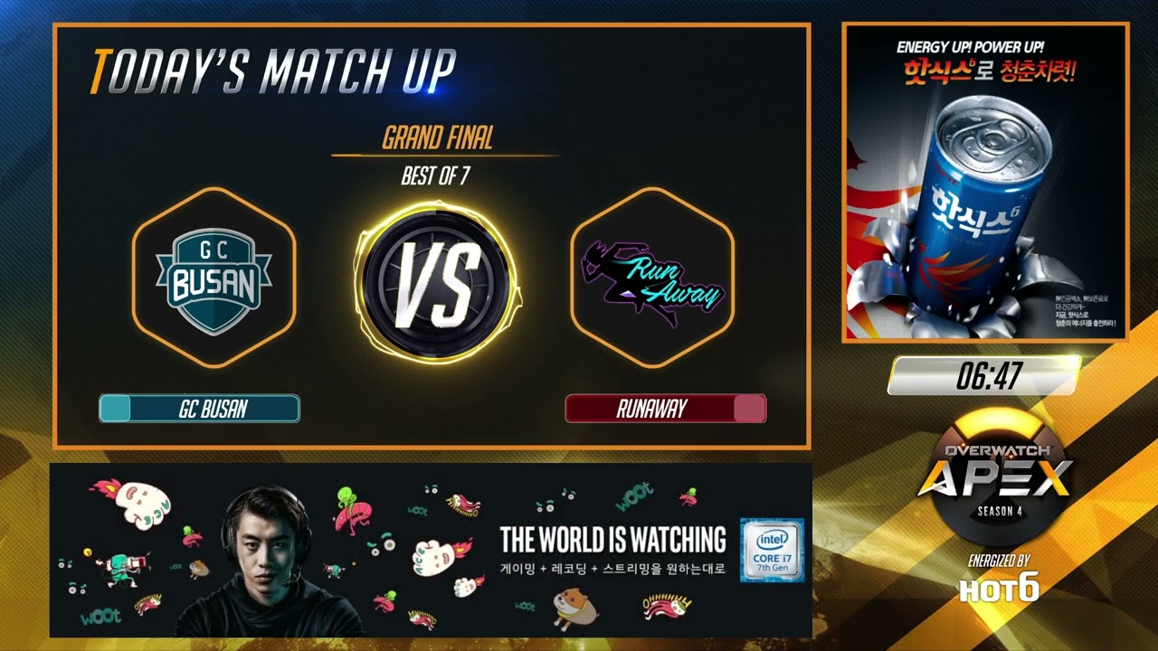 OVERWATCH APEX S4 Finals - GC Busan vs. Runaway