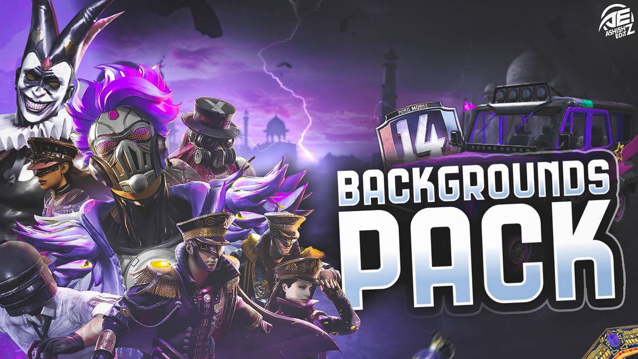 Full Hd Pubg Backgrounds For Thumbnail Editing || PUBG Season 14 Backgrounds Pack.
