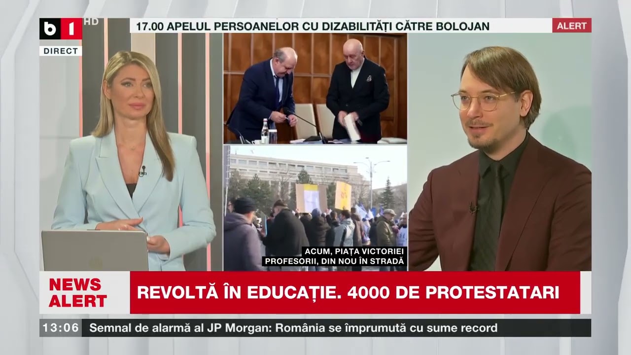 TALK B1 CU GABRIELA MIHAI. DASCĂLII VOR SĂ BOICOTEZE EXAMENELE. IMAGINI DE LA PROTEST P2