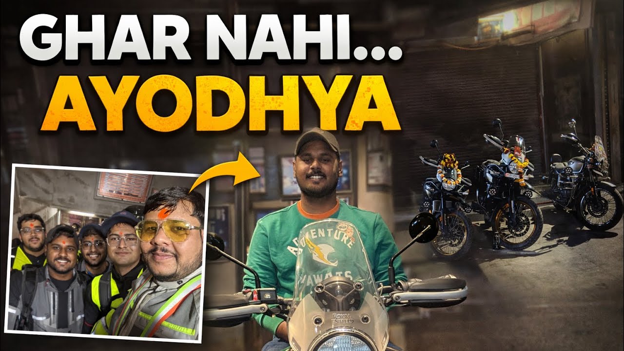 Delivery Ke Baad Ghar Nahin Gaye... Seedha Ayodhya Chale Gaye | Royal Enfield Himalayan 450