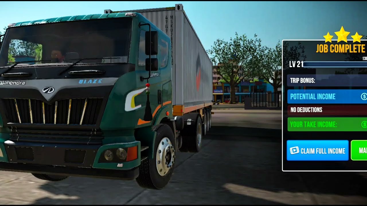 Truck Masters India Simulator Mobile Gameplay - New Garage Driving New Truck | Truck Games