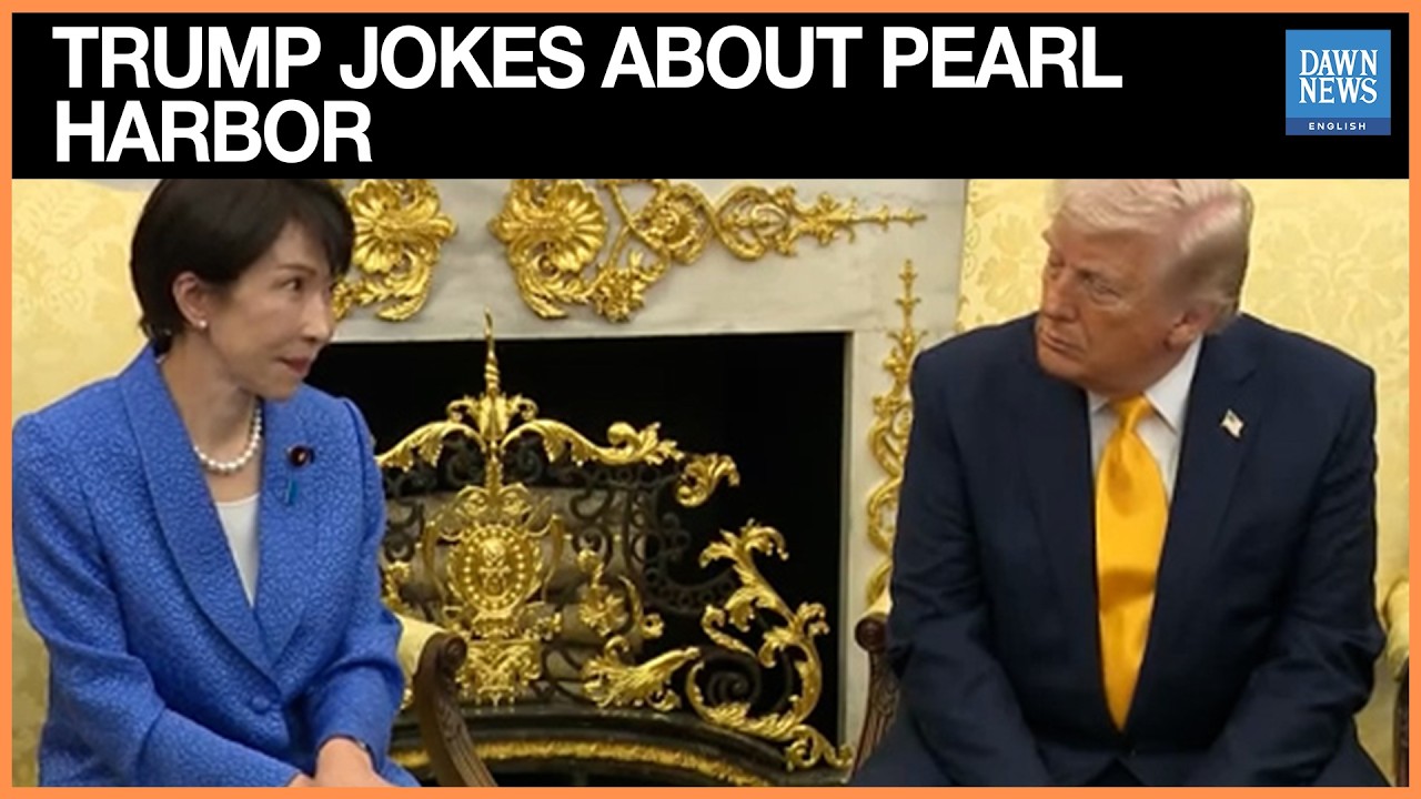 Trump Jokes About Pearl Harbor In Meeting With Japanese PM | Dawn News English
