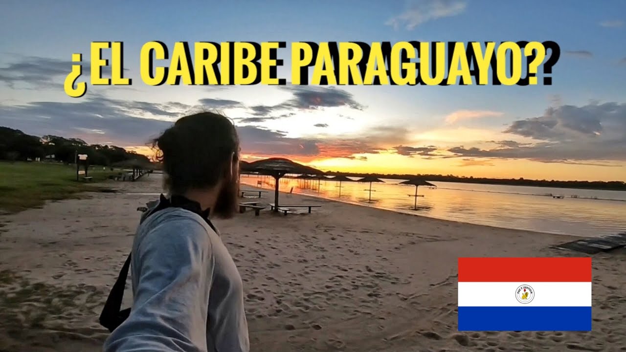 PARAGUAY en BICICLETA , LAGUNA BLANCA , ¿ una Playa Paraguaya ? camino a ASUNCION