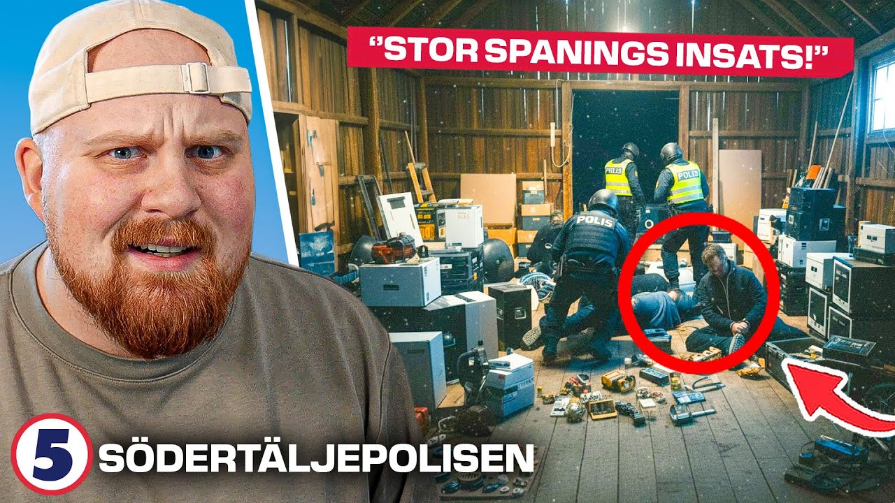 Hemlig POLISINSATS = RÅNARE tagna med 1.6 MILJONER stöldgods! | Reagerar på Södertäljepolisen #20