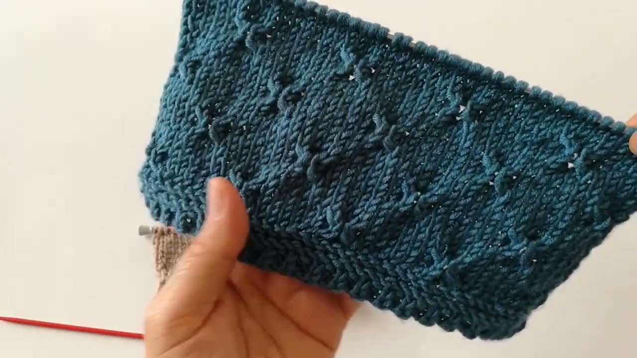 Şiş Modeli Yapımı | Şık ve Kolay Örgü Deseni