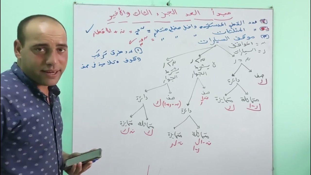 مبدأ العد الجزء الثالث والأخير 3ث ـ جبر (17)