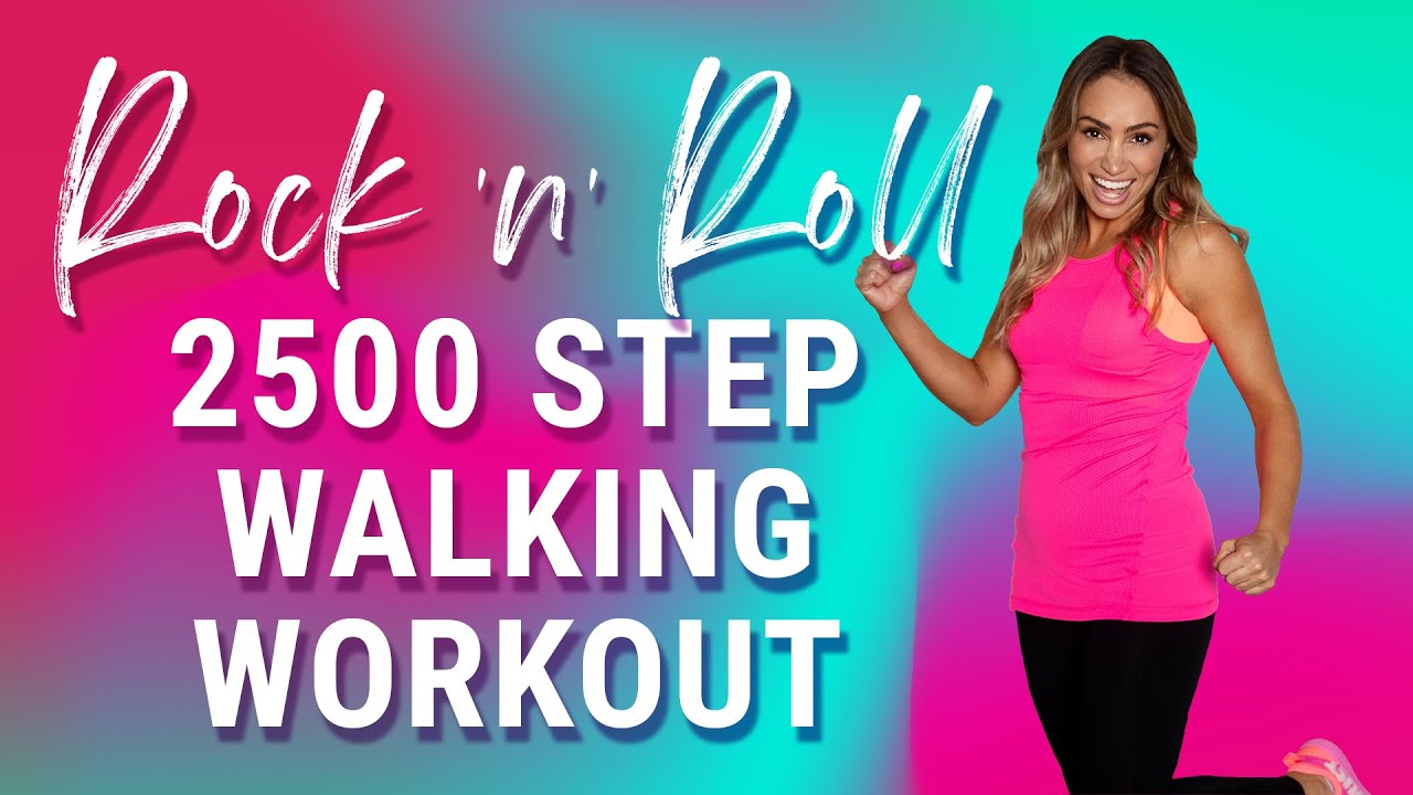 2500 Step | Rock 'n Roll Walking Workout | Boost Your Step Count & Sweat it Out