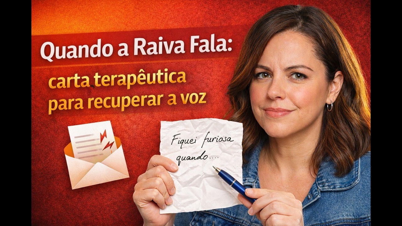 Quando a Raiva Fala: carta terapêutica para recuperar a voz