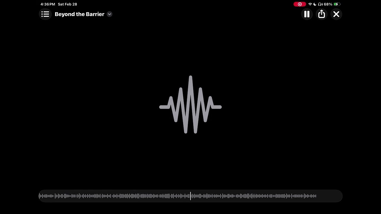 Beyond the Barrier