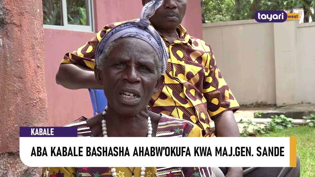 #AGENSHONGA: ABA KABALE BASHASHA AHABW’OKUFA KWA MAJ GEN  SANDE - KABALE