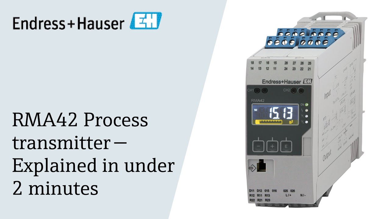 Explained in under 2 minutes: RMA42 process transmitter
