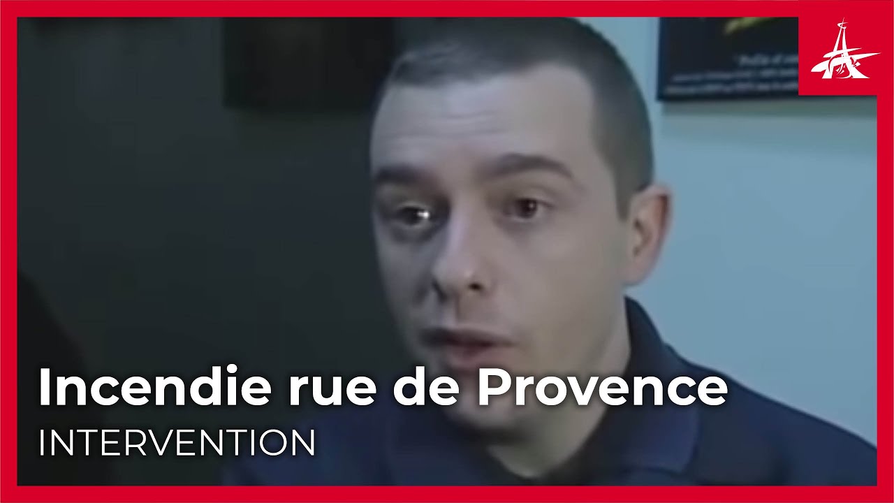 Reportage : Incendie, rue de Provence, le 15 Avril 2005.