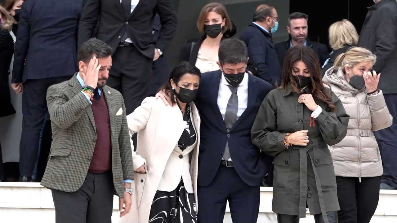 Familia, amigos y compañeros despiden al consejero andaluz, Javier Imbroda
