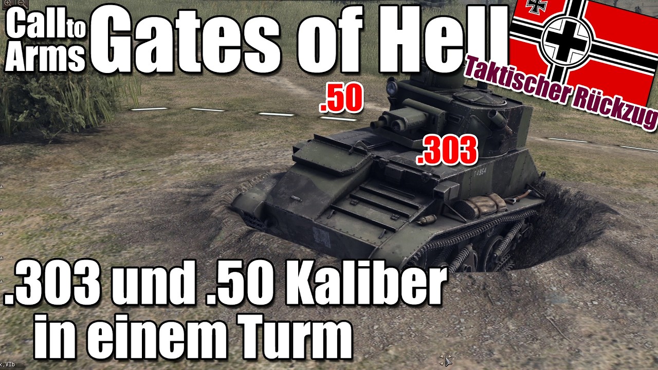 Kaliber .50 und .303 in einem Panzer Gates of Schlachtlinien Briten 