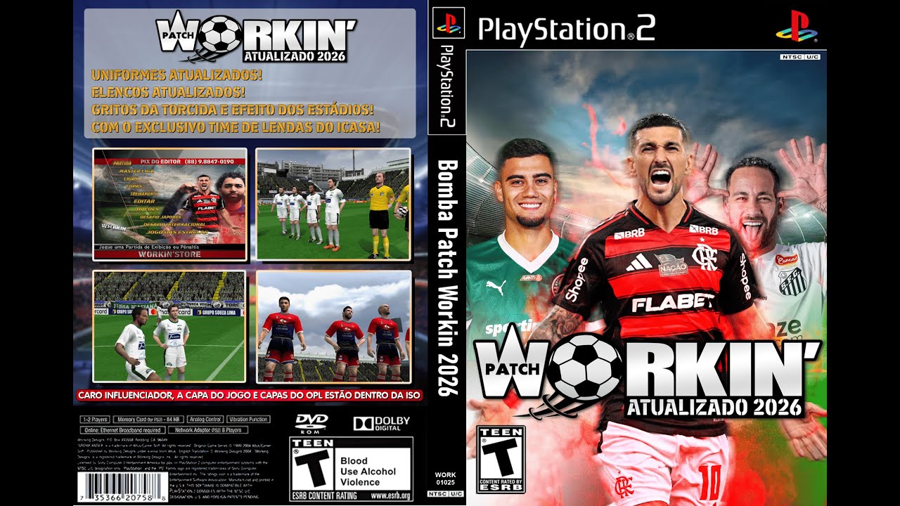 BOMBA PATCH WORKIN&rsquo; 2026 PS2 ISO | Updated Teams, Kits & Real Faces! 💥