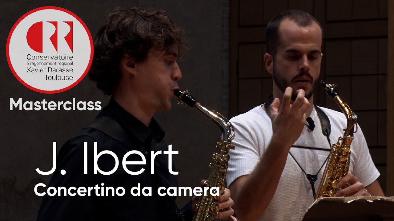 Masterclass - Jacques Ibert | concertino da Camera - Antonio García Jorge